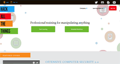 Desktop Screenshot of hackallthethings.com
