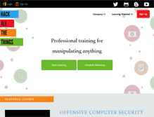 Tablet Screenshot of hackallthethings.com